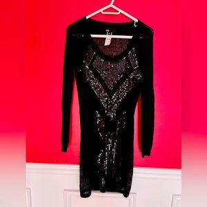 BDB DAVID BITTON short black dress size S